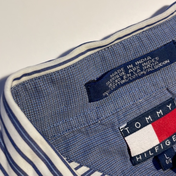 Vintage 1990s Tommy Hilfiger striped shirt - Picture 6 of 6